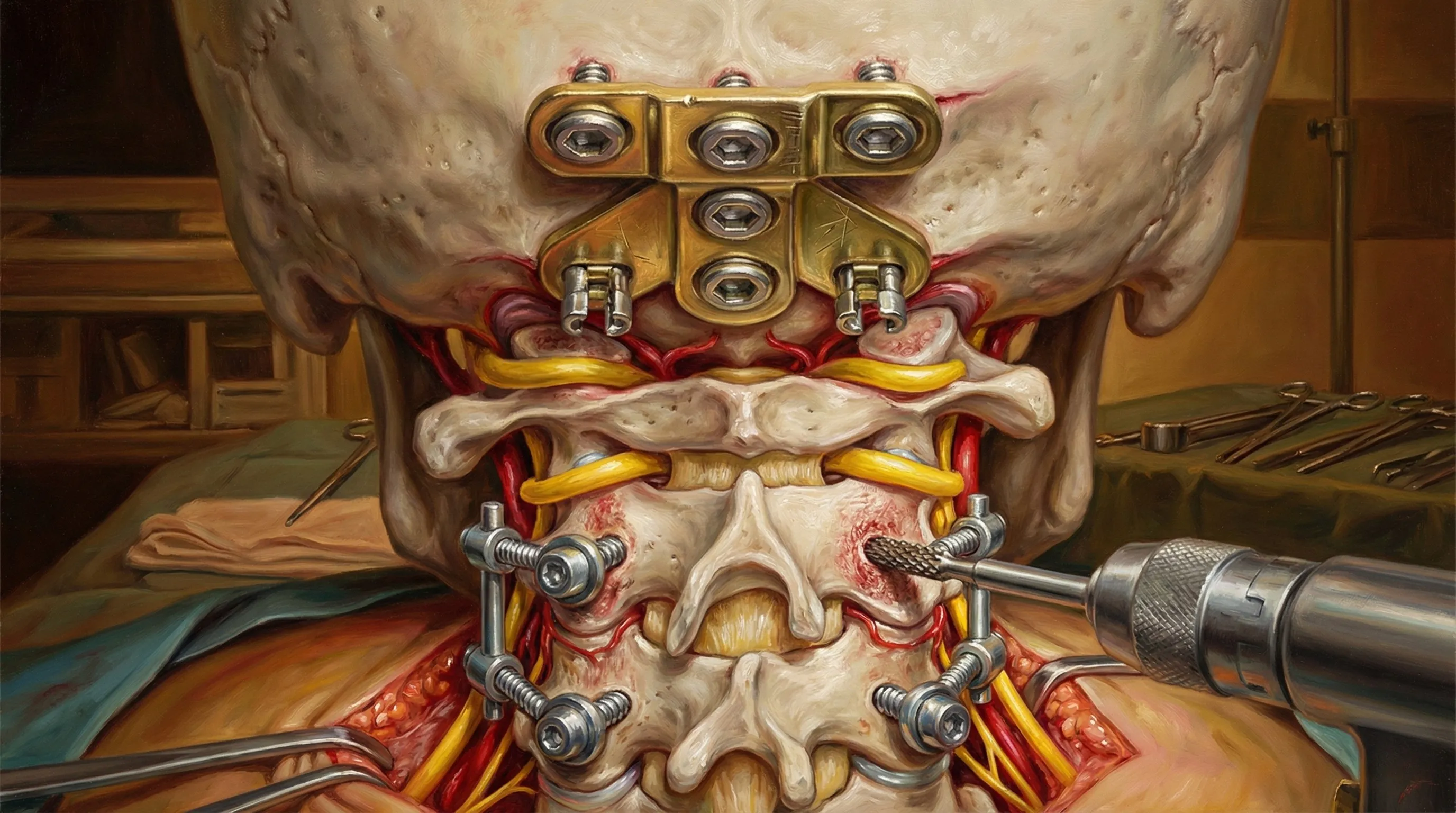 Fixação Occípito-Cervical com Parafusos e Hastes