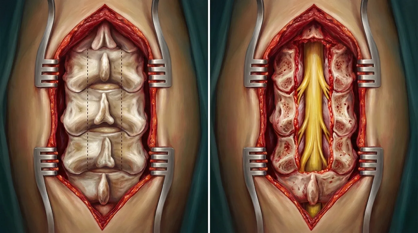 🦴 Laminectomia Cervical para Mielopatia Espondilótica