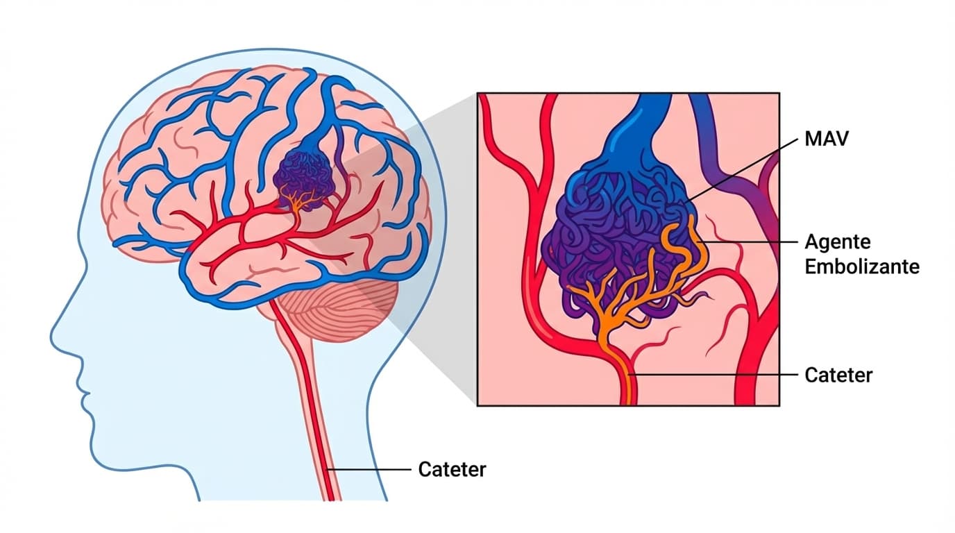 🩸🔄 Malformação Arteriovenosa Cerebral (MAV)