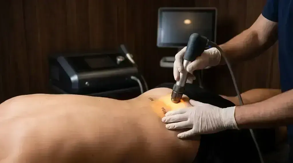 Tratamento articulação sacroilíaca (imagem lombar)